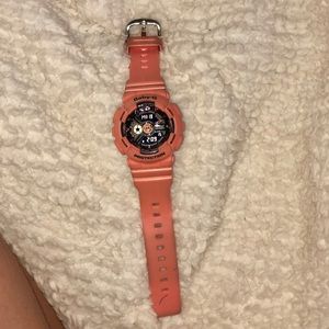 Baby G Watch (pink/orange)